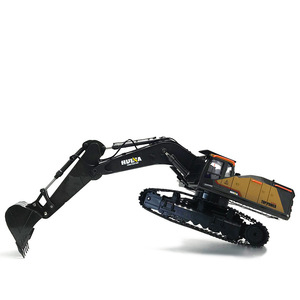 Excavatrice professionnelle Huina 1592 en alliage, 22 canaux, télécommandée, 1:14, grande machine RC, jouets d'excavatrice en alliage - Product Image 4