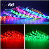 Tira de Luces LED RGB Programable Plug&Play Magic JERCIO |   SK6815/WS2815/GS8208 DC12V Continuidad de Punto de Interrupción para Manualidades DIY