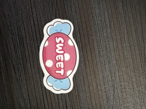 Custom holographic vinyl decorative stickers self-adhesive <b>labels</b> waterproof holographic die-cut stickers with your own logo. - Product Image 6