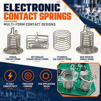 Ressort en acier spiralé, ressort tactile sensible, ressort conducteur industriel, ressort tactile personnalisé pour interrupteur capacitif