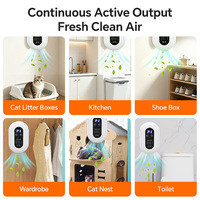 Désodorisant intelligent pour animaux de compagnie, mode de pulvérisation automatique, stérilisation à l'ozone, élimination de 99 % des odeurs, pour chiens et chats, sans parfum