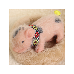 Mini muñeca de cerdo de silicona realista de 14CM, juguete educativo de silicona suave para niños, los mejores regalos para niños - Product Image 6