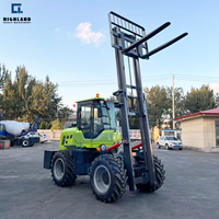 Montacargas Todoterreno para Construcción, Maquinaria de Montacargas Todoterreno 4x4 de 3.5 y 5 Toneladas