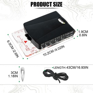 उच्च परिशुद्धता पोर्टेबल ओरिएंटेरिंग कंपास नेविगेशन नेविगेशन एडवेंचर एडजस्टेबल एजिंग मैप स्केल - Product Image 3