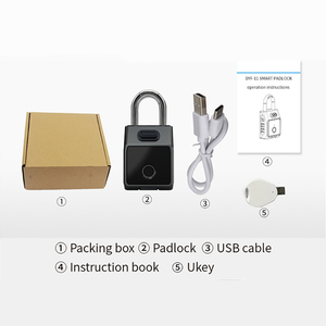 <span class=keywords><strong>Candado</strong></span> Inteligente Biométrico con Combinación Digital, de Acero Inoxidable, Impermeable, con Huella Dactilar y Baterías Recargables - Product Image 5