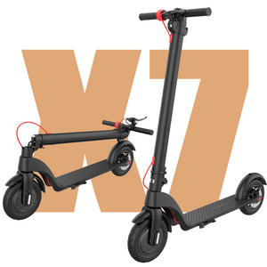 Trottinette électrique pliable pour adultes Alin X7 en alliage d'aluminium à <span class=keywords><strong>2</strong></span> roues, moteur sans balais, éclairage LED étanche, vitesse maximale de 25 km/h, 4-8h d'autonomie - Product Image 3
