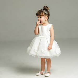 <span class=keywords><strong>Vestiti</strong></span> delle ragazze all'ingrosso di estate ragazze dei bambini vestito elegante senza maniche ragazze vestito gonfio vestito da principessa - Product Image 6