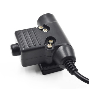 Adaptateur de casque d'interphone tactique U94 PTT adaptateur de bouton d'émetteur adapté pour <span class=keywords><strong>Kenwood</strong></span> Icom Yaesu Midland - Product Image 2