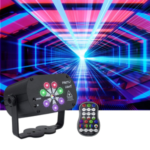 Lumières à Effets Laser LED 6 Trous 8 Trous Faisceaux <span class=keywords><strong>de</strong></span> Lumière Laser DJ Lampes Boule Disco Projecteur Lumière <span class=keywords><strong>de</strong></span> Scène LED pour Discothèque - Product Image 3