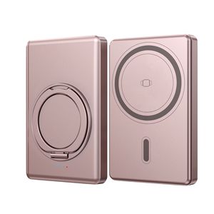 Eava Ultra Thin Magnetic Power Bank 10000Mah ชาร์จเร็วแบบไร้สายพร้อมขาตั้งนาฬิกา - Product Image 5