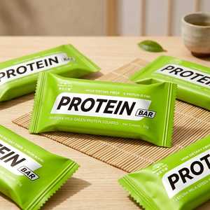 Mini cubes <span class=keywords><strong>de</strong></span> protéines Matcha, barres protéinées au soja, au lactosérum et aux pois, mélange <span class=keywords><strong>de</strong></span> 5 protéines, faible teneur en glucides, collation énergétique, OEM - Product Image 1