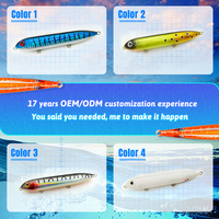 Señuelo de Pesca MISTER LURE, Señuelo Robótico de Agua Salada, Nuevo, Holográfico, 13.5cm, 21.2g, Fabricado a Máquina, Ojos 3D, Señuelo Duro Tipo Minnow