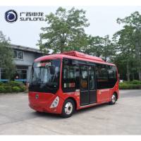 Bus électrique urbain à transmission automatique LHD de 2060 mm de large avec cabine intérieure spacieuse, 11 à 20 sièges, norme d'émission Euro 6