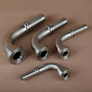 87992 CODE 63 Conexión de tubería con brida de 90 <span class=keywords><strong>grados</strong></span>, 9000 PSI, codo hidráulico SAE - Product Image 4