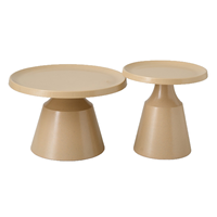 Ensemble table basse ronde de style nordique moderne pour petits espaces meubles de salon avec canapé table d'appoint balcon