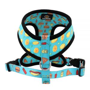 Hot Sale Hochwertige <span class=keywords><strong>Sublimation</strong></span> muster Hunde geschirr Verstellbares Halsband Leinen geschirr und Bandana Set - Product Image 6