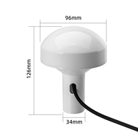 Antena GPS/GNSS Externa para Barcos FS-G6 Garmin, Sistemas de Navegación Marítima, Ganancia de 28DBI, Polarización Vertical, Cabeza de Hongo, VSWR