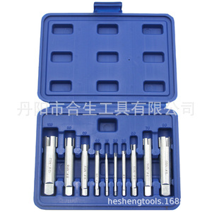 Mr Drill Broken <b>Tap</b> Extractor <b>M4</b> M22 Left Hand 10 Piece Set for Broken <b>Taps</b> and Reverse Threads Tool - Product Image 3