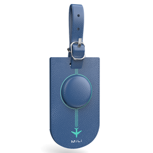 Nuovo MiTag Duo con custodia in pelle, compatibile con Apple Find My e Google Find Hub, localizzatore GPS anti-smarrimento per zaini e valigie - Product Image 1
