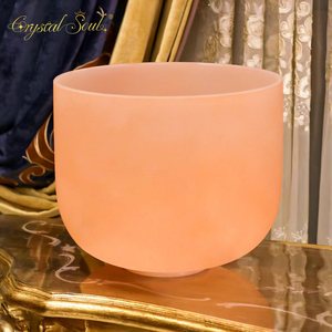 Soul di <span class=keywords><strong>cristallo</strong></span> nuovo Design classico sette Chakra caramella colore <span class=keywords><strong>arancione</strong></span> smerigliato <span class=keywords><strong>cristallo</strong></span> cantando ciotola produttore - Product Image 4