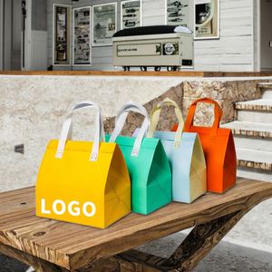 Non-Woven Insulated Portable Cooler Bag with Foldable Design Waterproof & Thermal for Food Delivery and Beverages - Product Image 1