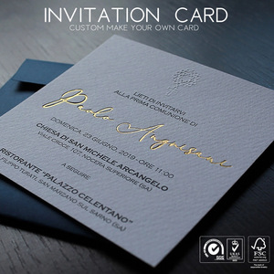 कस्टम लक्जरी लेटरप्रेस विशेष पेपर निमंत्रण कार्ड लिफाफे में निमंत्रण पत्र शादी का निमंत्रण कार्ड - Product Image 2