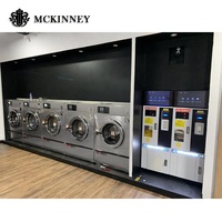 Équipement de blanchisserie commercial professionnel, lave-linge à double empilement, sèche-linge tout-en-un