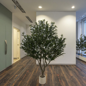 Grand Arbre d'<span class=keywords><strong>Olivier</strong></span> Artificiel <span class=keywords><strong>en</strong></span> Plastique Écologique, Plante de Sol Haute Simulation pour la Décoration de la Maison, du Jardin et de l'Aménagement Paysager - Product Image 1