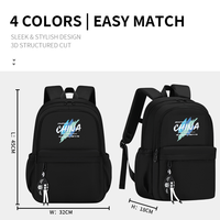 Tas Ransel Remaja Motif Grafis untuk Sekolah, Bepergian, dan Sehari-hari