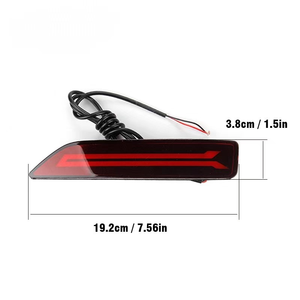 2 Luces LED Traseras para Parachoques de <span class=keywords><strong>Honda</strong></span> City 2012 2013 <span class=keywords><strong>2014</strong></span> BR-V <span class=keywords><strong>BRV</strong></span> 2015 2016 MOBILIO 2016 2017, Luces de Frenado y Conducción - Product Image 2