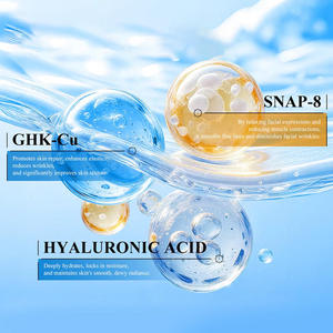 เซรั่ม GHK-Cu SNAP-8 เปปไทด์ 30 มล. ลดเลือนริ้วรอย กระชับผิว ฟื้นฟูบำรุงล้ำลึก ผิวเปล่งปลั่ง เซรั่มไฮยาลูรอนิก แอซิด รับผลิตแบบ OEM ขายส่ง - Product Image 5