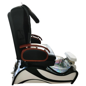 Pedicure Chair With Reclining Seat And <b>Backrest</b> Pipeless Tub Heat Massage Function For SPA 110-240V - Product Image 3