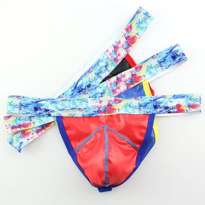 Sottile slip sexy in similpelle a vita bassa per uomo, <span class=keywords><strong>molto</strong></span> seducente - Product Image 1
