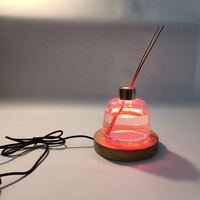 Diffuseur de lampe led pour pavot à partir de 5cm, désodorisant rond, diamètre de base, pour voiture, camion, bateau, bureau, avec cigarette