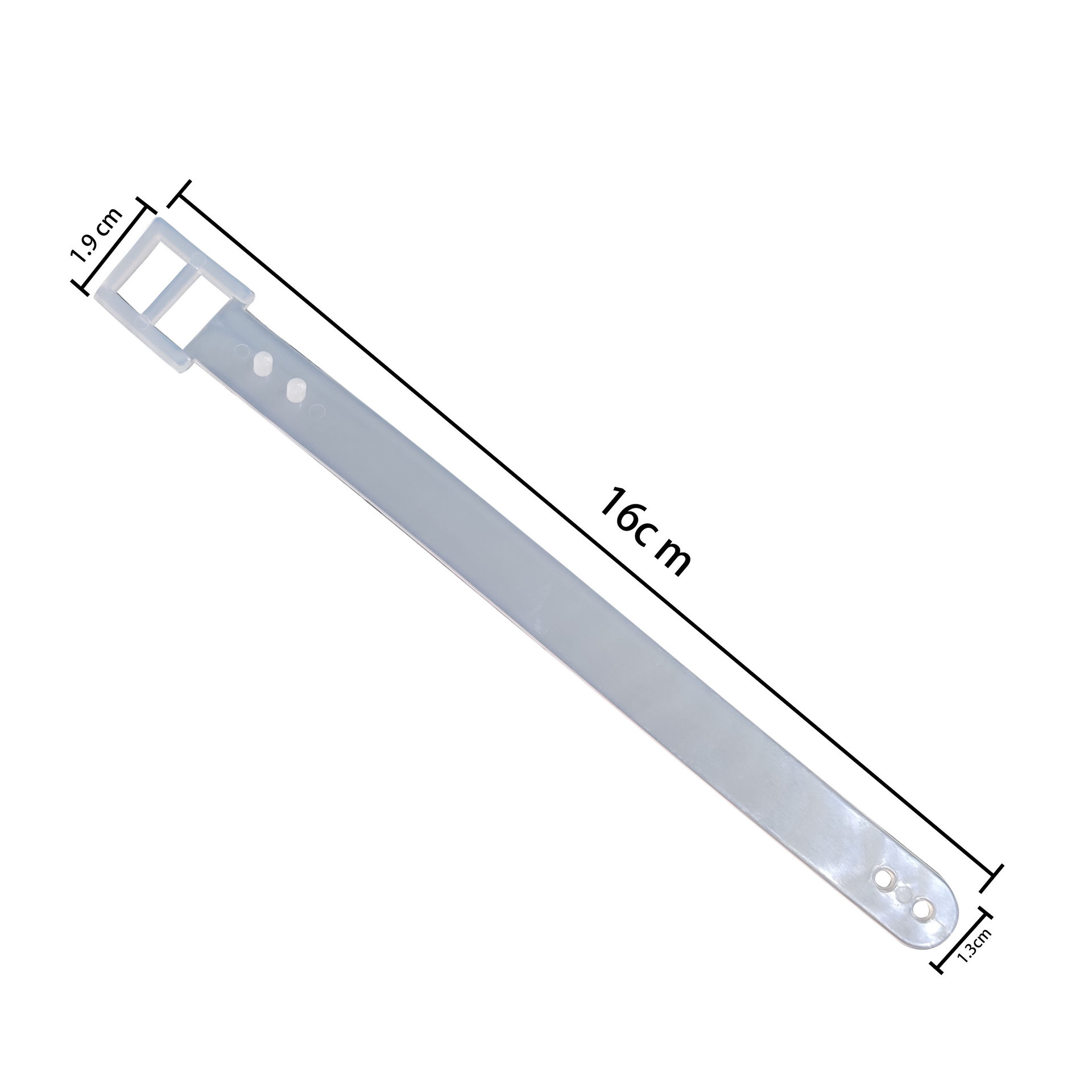 Sangle transparente à simple attache