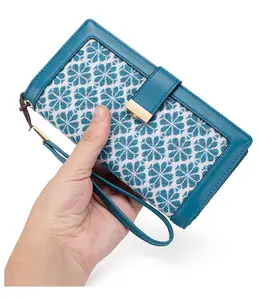 Women's Long Fashion Wallet Multi-Functional Large Capacity New Women's Square Folding Hand Purse