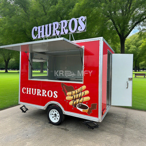 Camion de cuisine mobile 9,8 pieds pour crêpes et glaces, entièrement équipé, chariot extérieur, remorque BBQ, van à café, caravane de restauration rapide - Product Image 3