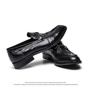 Chaussures habillées brodées à motif léopard pour hommes, à enfiler, avec semelle intermédiaire en caoutchouc, légères pour le printemps, l'été et l'automne - Product Image 6