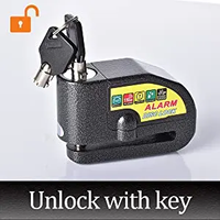 Vente en gros antivol sécurité moto 110d serrure de frein à disque vélo électrique moto disque d'avertissement serrure d'alarme