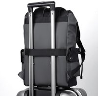 Sac à dos Oxford personnalisé pour ordinateur portable en voyage d'affaires Sac d'ordinateur unisexe à fermeture éclair doublure légère et étanche en polyester