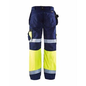 BLAKLADER - 150818608933D116 Pantalones Hi-Vis X1500 Azul marino/amarillo-EAN 7330509387375 ROPA DE TRABAJO DE 2017 - Product Image 2