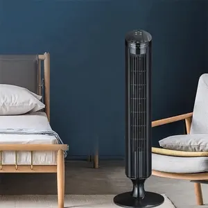 Wide Angle Oscillating White Red Blue Bedroom Big Air Volume Tower Fan