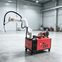 Robot de soudage collaboratif intelligent sur chariot mobile avec protection IP54 pour structures en acier