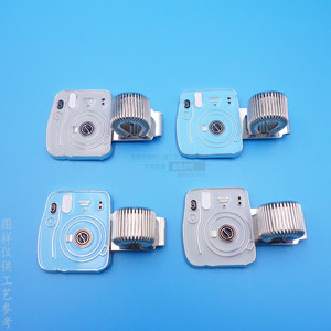 Blue Metal <b>Pen</b> Clip <b>With</b> <b>Camera</b> Design 45mm For Stationery And Notebooks - Product Image 4