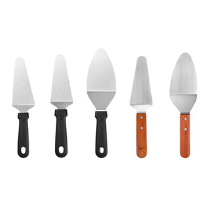Ensemble de spatules à gâteau en acier inoxydable, 5 pièces, outils de pâtisserie, retourneur à pizza et à fromage, ustensiles de cuisine durables pour la pâtisserie - Product Image 3
