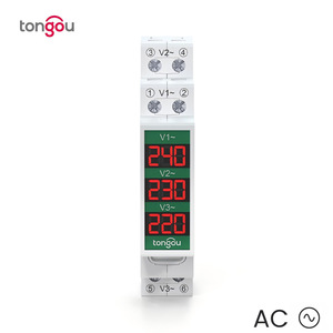 Tongou Din มิเตอร์ AC สามเฟส, M255เครื่องมือวัดไฟฟ้า60V-450V - Product Image 2