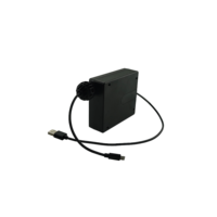 Cable de Extensión Eléctrico Retráctil Mini con Resorte, 2 Metros, con Enchufe USB DYH-1816, Cable USB-C Retráctil