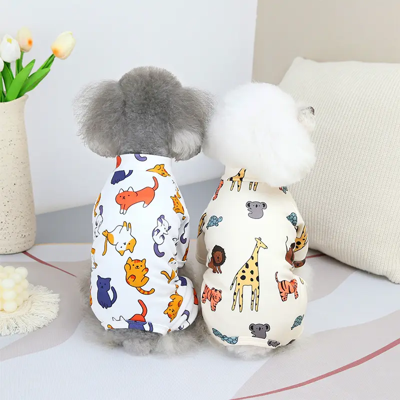 Designer Colorful Pattern Winter Clothes For Dogs Comfortable Security Pet Coats