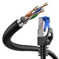 Kabel Jaringan Cat6 F/UTP CCA 23AWG Foil Shielded Twisted Pair 305M Pasokan OEM