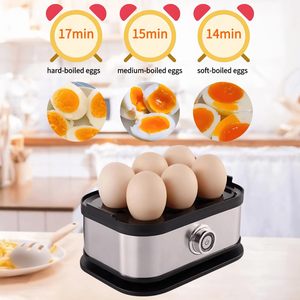 Machine à vapeur multifonctionnelle pour usage domestique, cuiseur à œufs portable en acier inoxydable, mini bouilloire électrique pour la cuisson des œufs au petit-déjeuner - Product Image 2